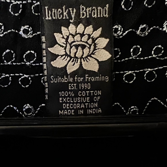 Gently worn, Lucky Brand black tunic. - Picture 3 of 5